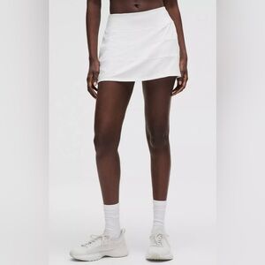 lululemon athletica Pace Rival Active Skirt White Skort Women’s Size 6